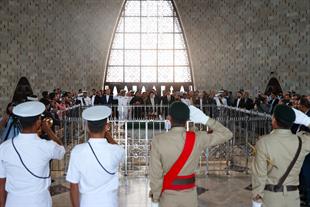 Dr Raisi visited the tomb of Muhammad Ali Jinnah the Father of independence Pakistans