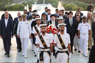 Dr Raisi visited the tomb of Muhammad Ali Jinnah the Father of independence Pakistans