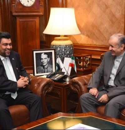 کراچی میں ایران کے نئے قونصل جنرل کی گورنر سندھ سے ملاقات