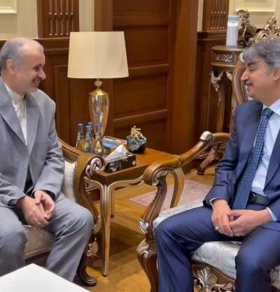 کراچی میں ایران کے قونصل جنرل کی سندھ اسمبلی کے اسپیکر سے ملاقات